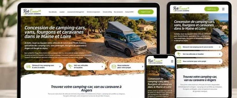 Réalisation pour Roots Évasion
