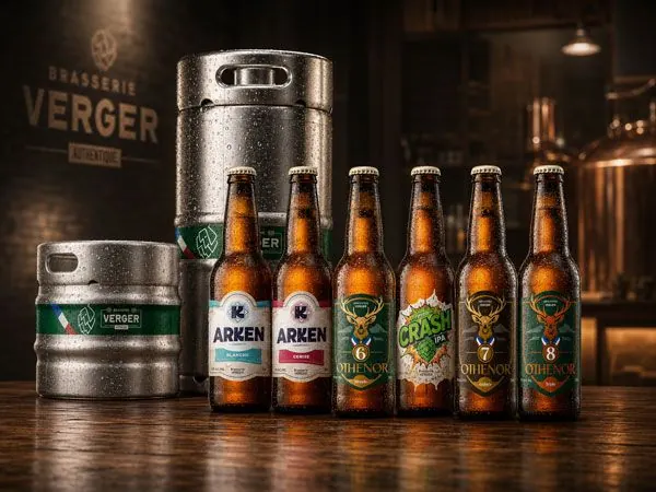 Packaging pour Brasserie Verger
