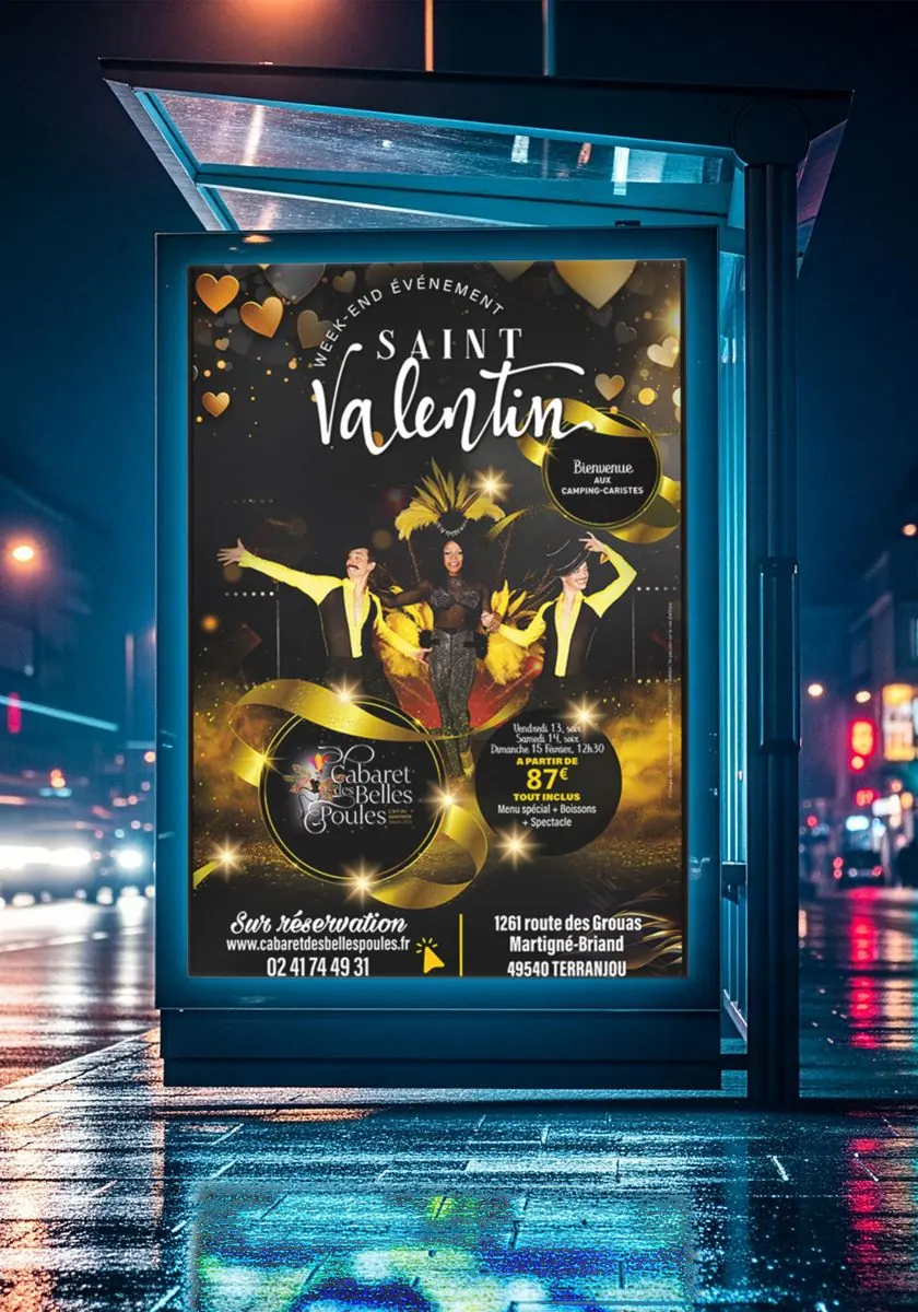 Affiche pour Cabaret des Belles Poules