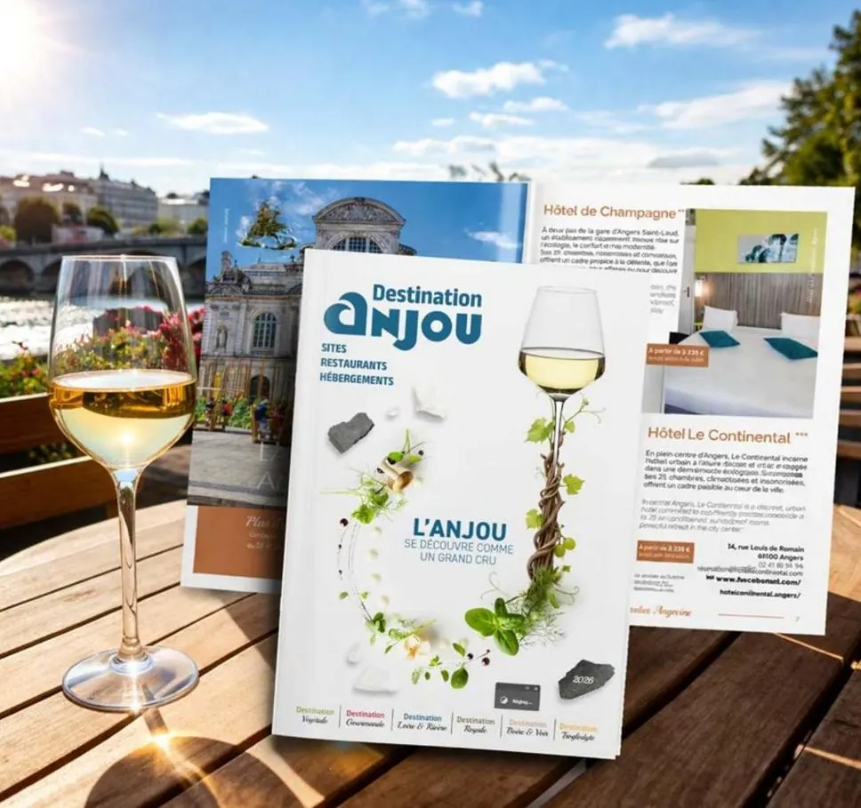 Supports imprimés pour Destination Anjou