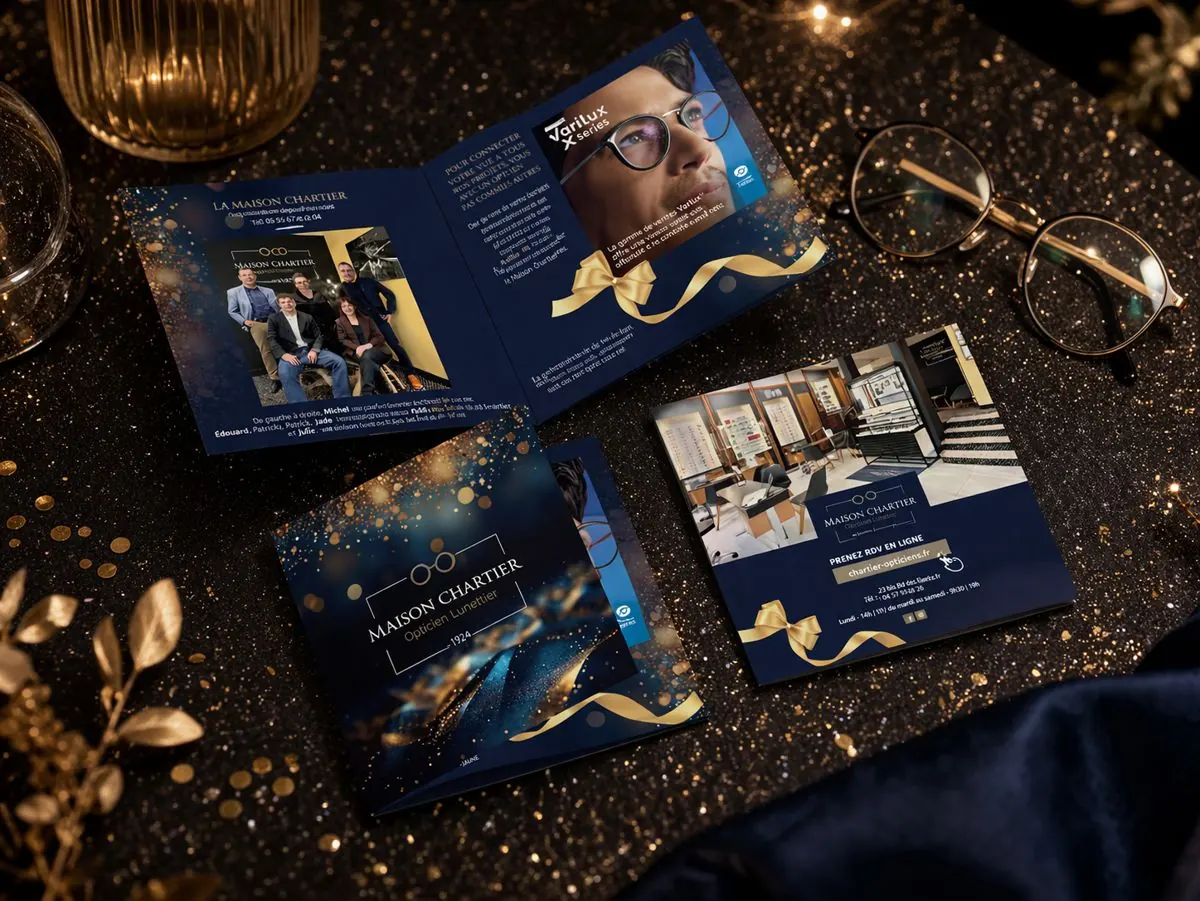 Brochure et catalogue pour Maison Chartier
