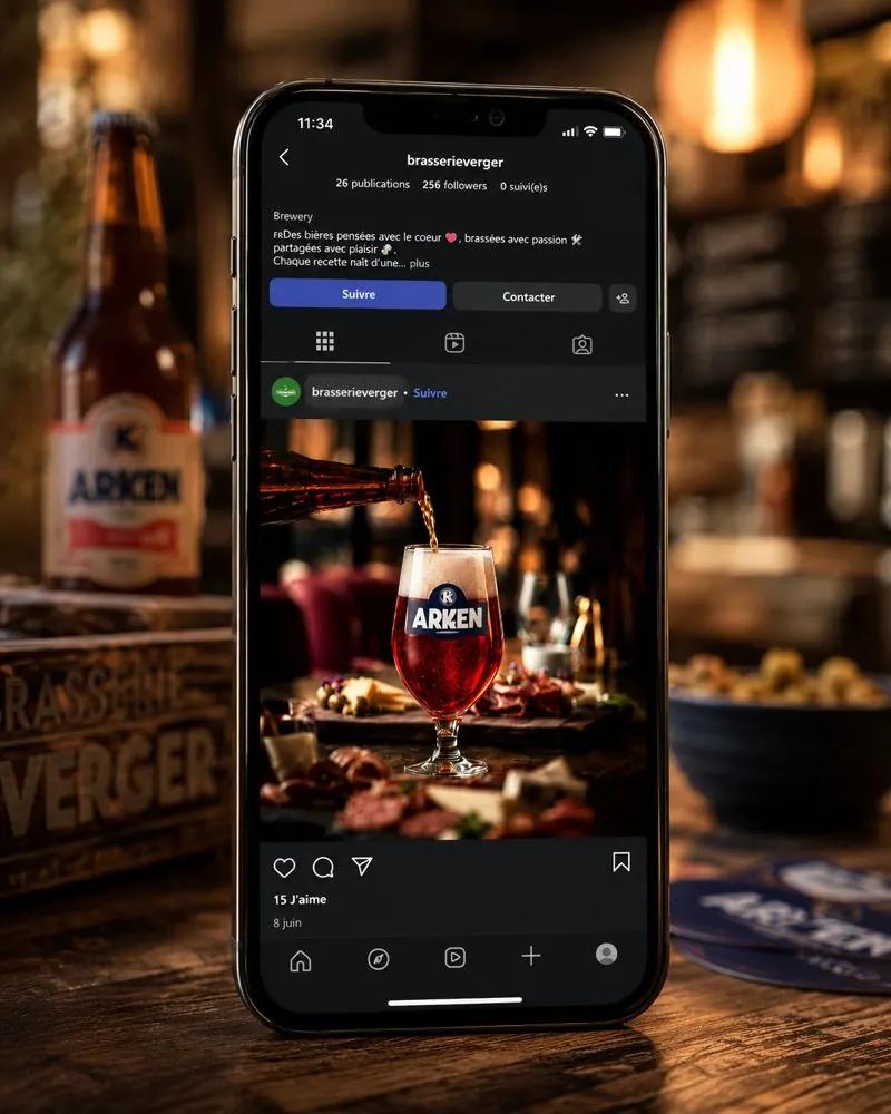 Compte animé pour Brasserie Verger