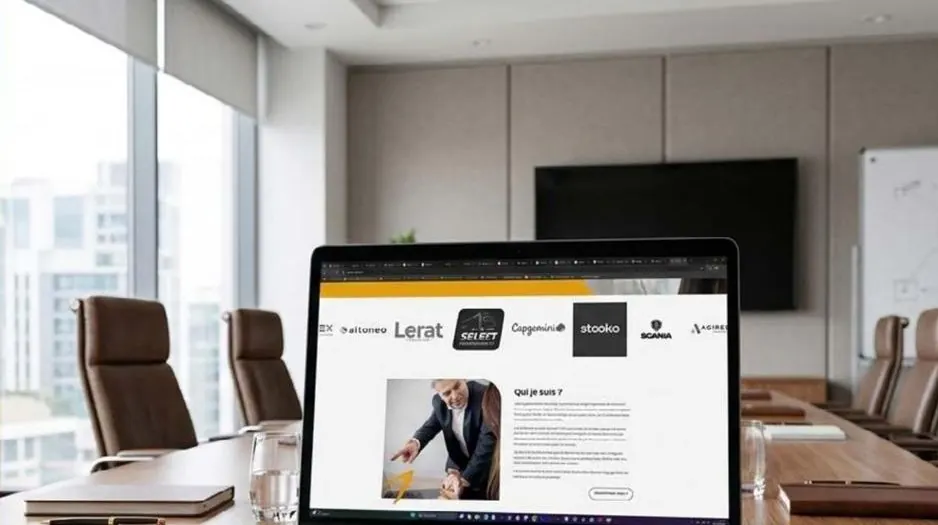 Site internet pour Antoine Jambart