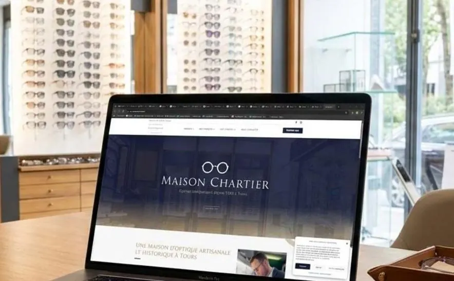 Site internet pour Chartier Opticiens