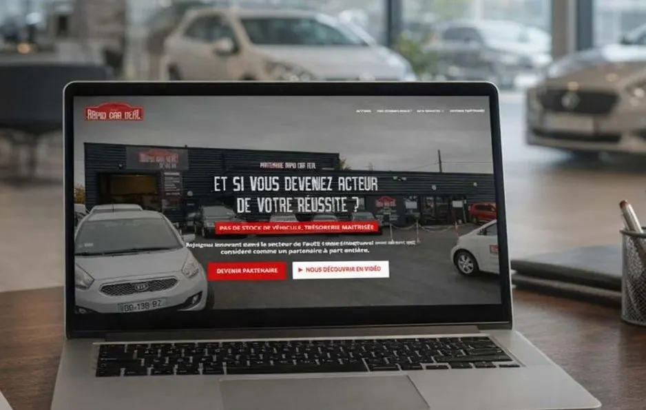 Site internet pour Rapid Car Deal
