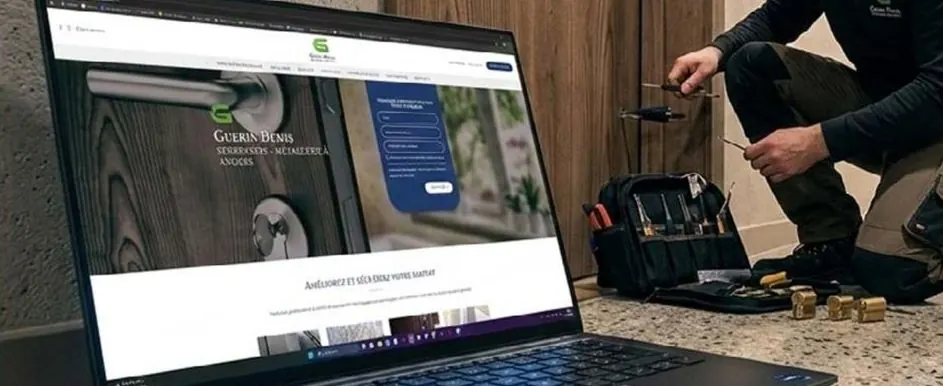 Site internet pour Serrurerie Guérin Denis