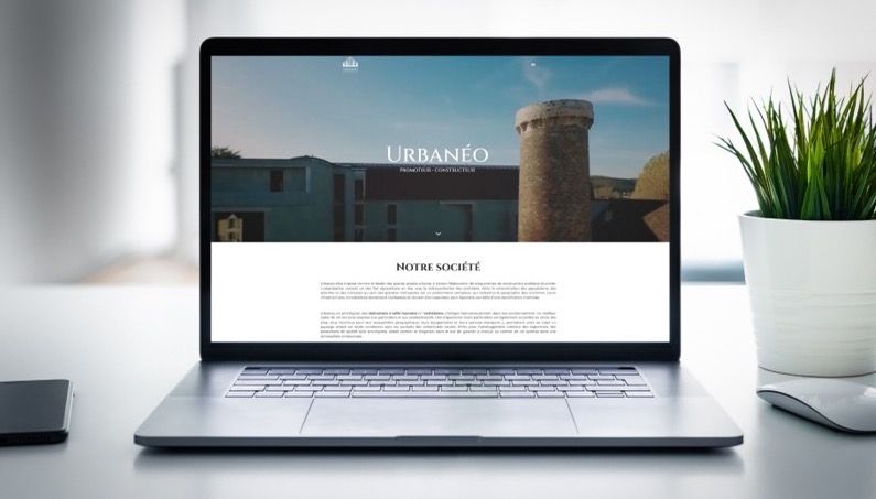 Site internet vitrine pour Urbanéo