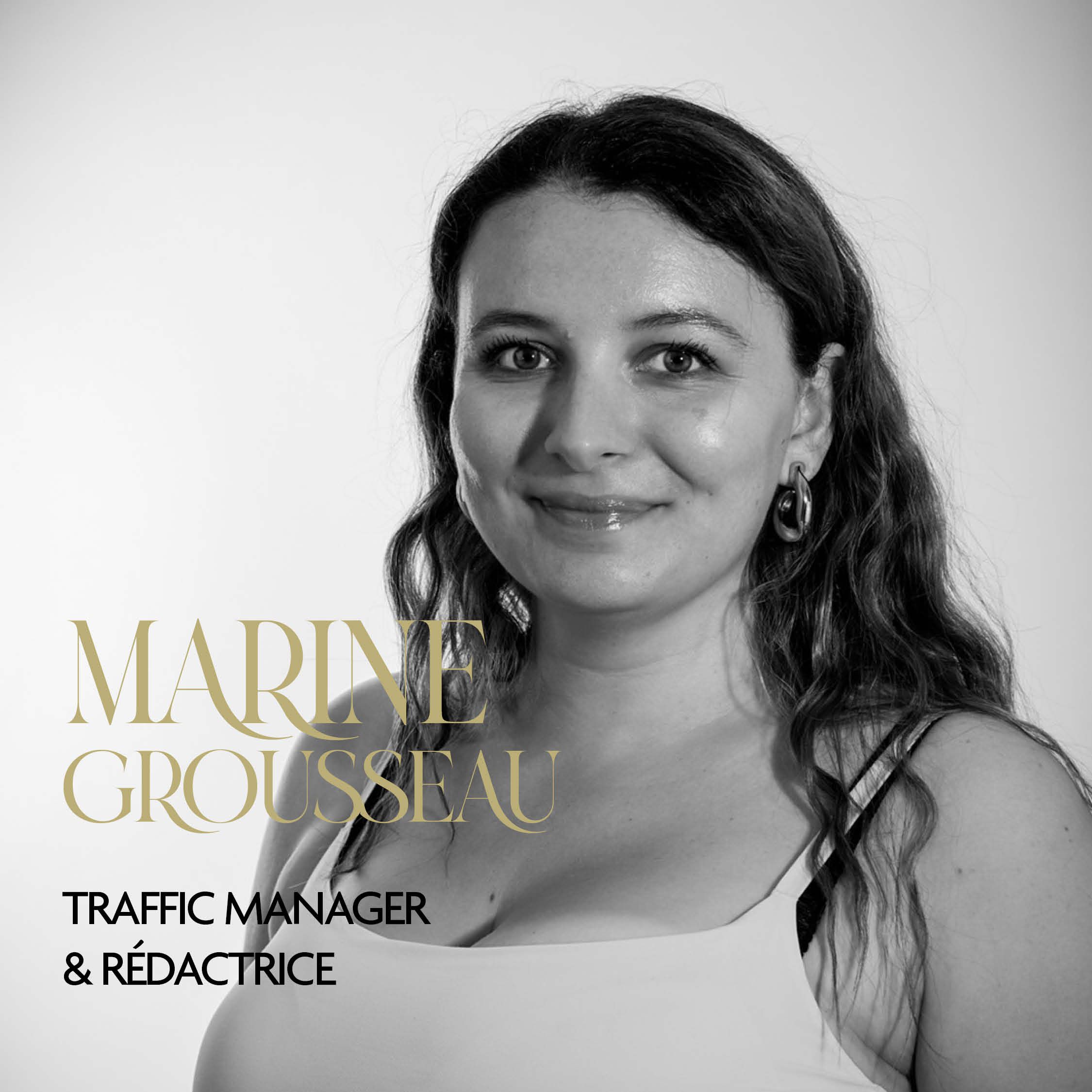 Marine Grousseau traffic manager et rédactrice au Groupe Echo