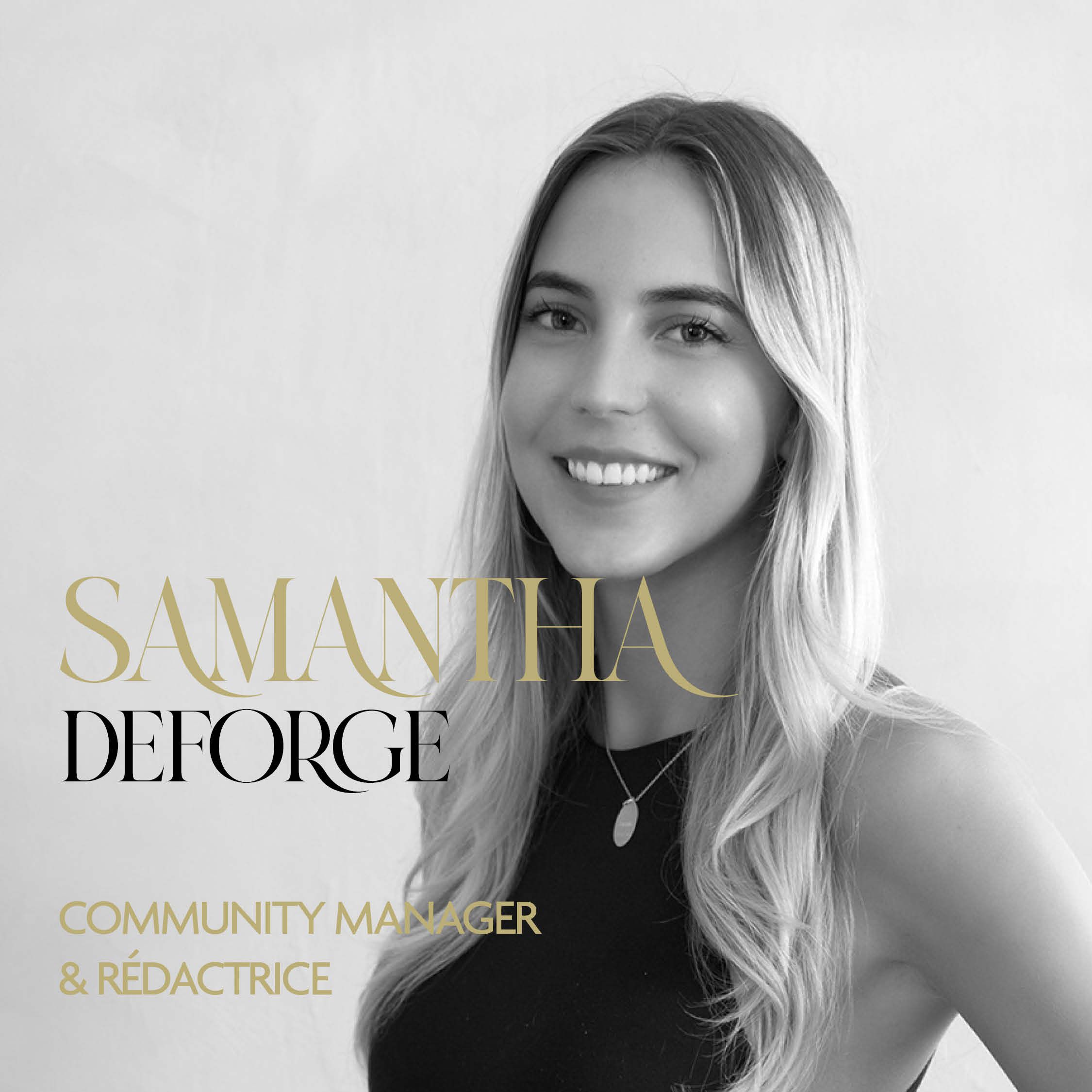 Samantha Deforge community manager et rédactrice Groupe Echo