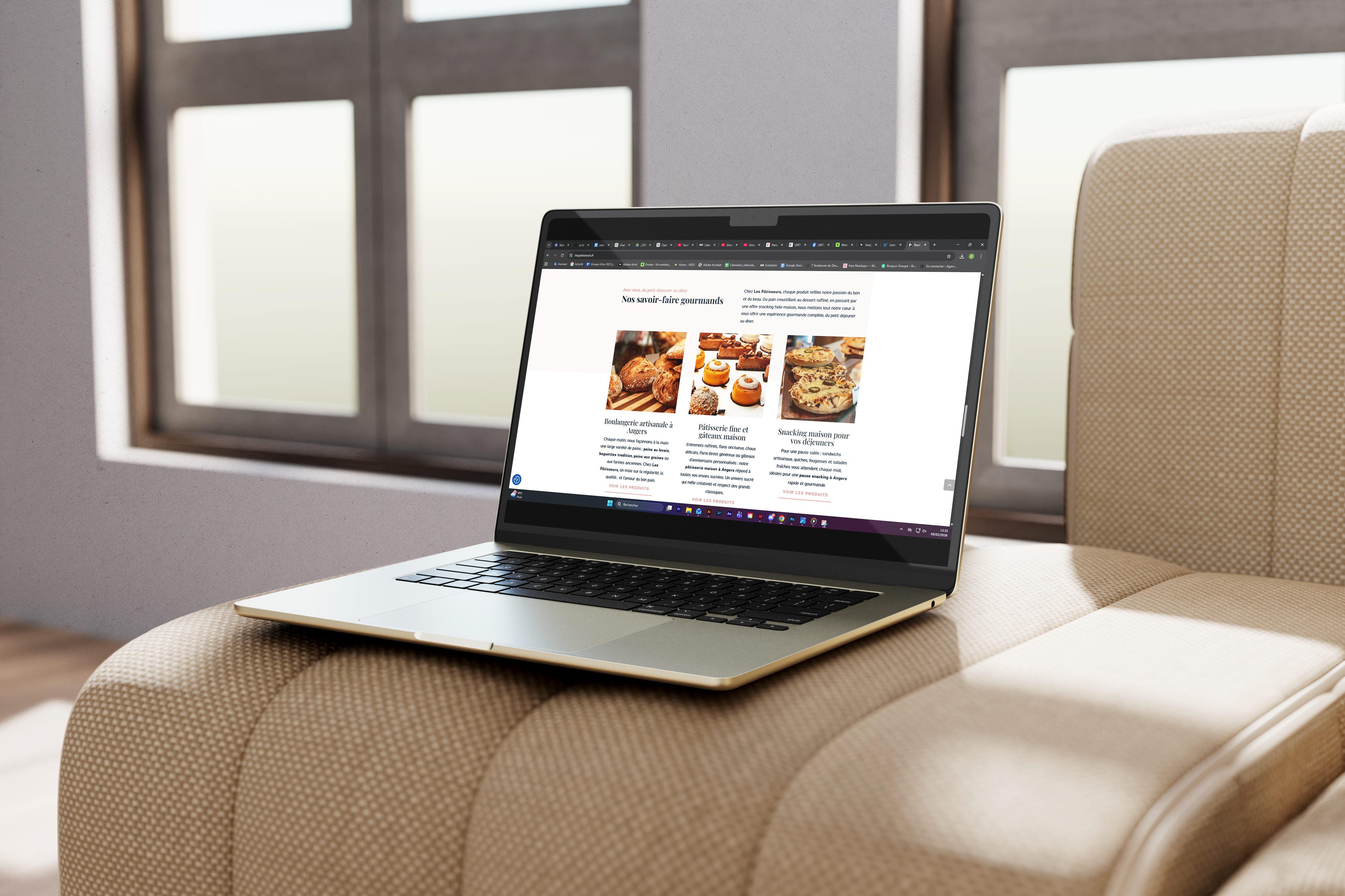 Site internet les patisseurs